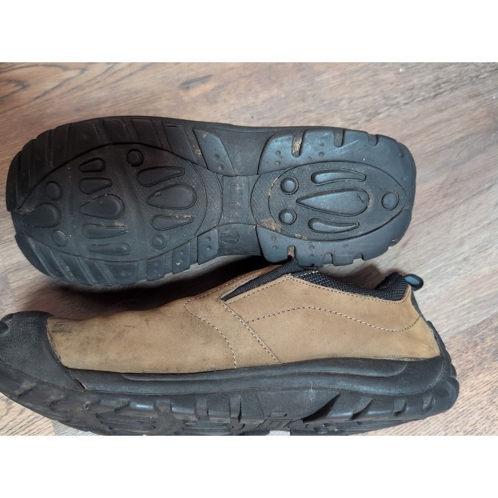Alpine Design Men's Size 11M Brown Leather Casual Slip On Comfort Shoes - Picture 14 of 16
